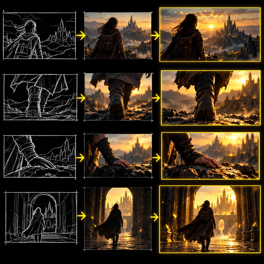 Illustrative image showing a composed visual scene